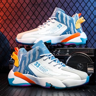 Four Seasons Basketball Sports Shoes Men Fashion Trend Anti-Slip Running Student Casual Sneakers