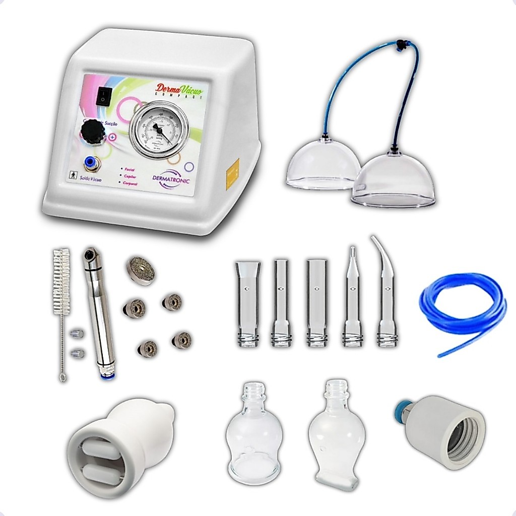 Aparelho Vacuoterapia Endermo Peeling Diamante Kit Pump Up