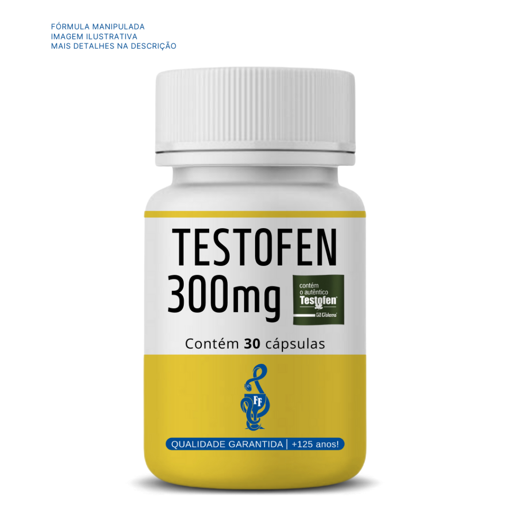 Testofen 300mg 30 CPS - Suplemento alimentar fitness