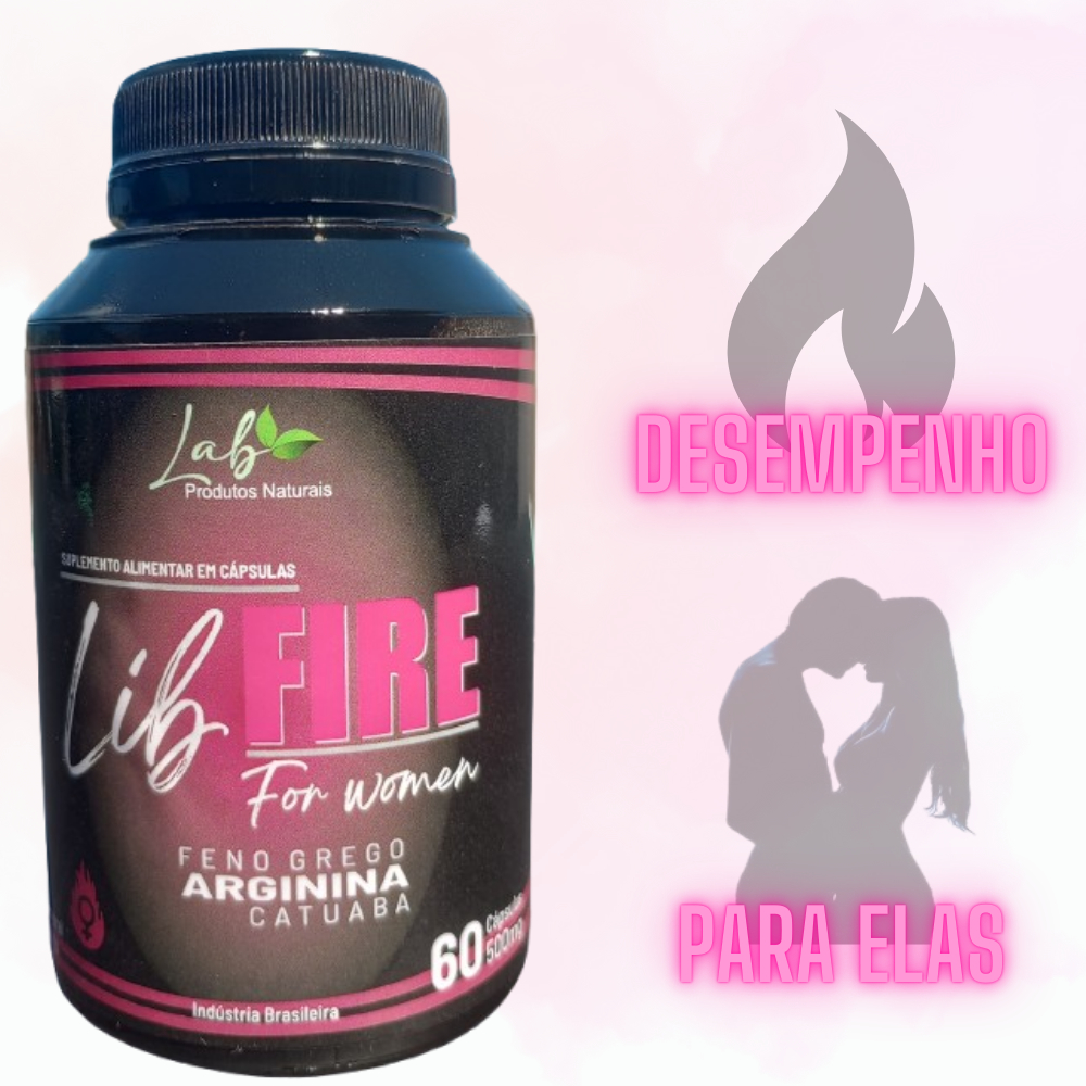 LibFire - 60 capsulas 500mg - Suplemento Alimentar