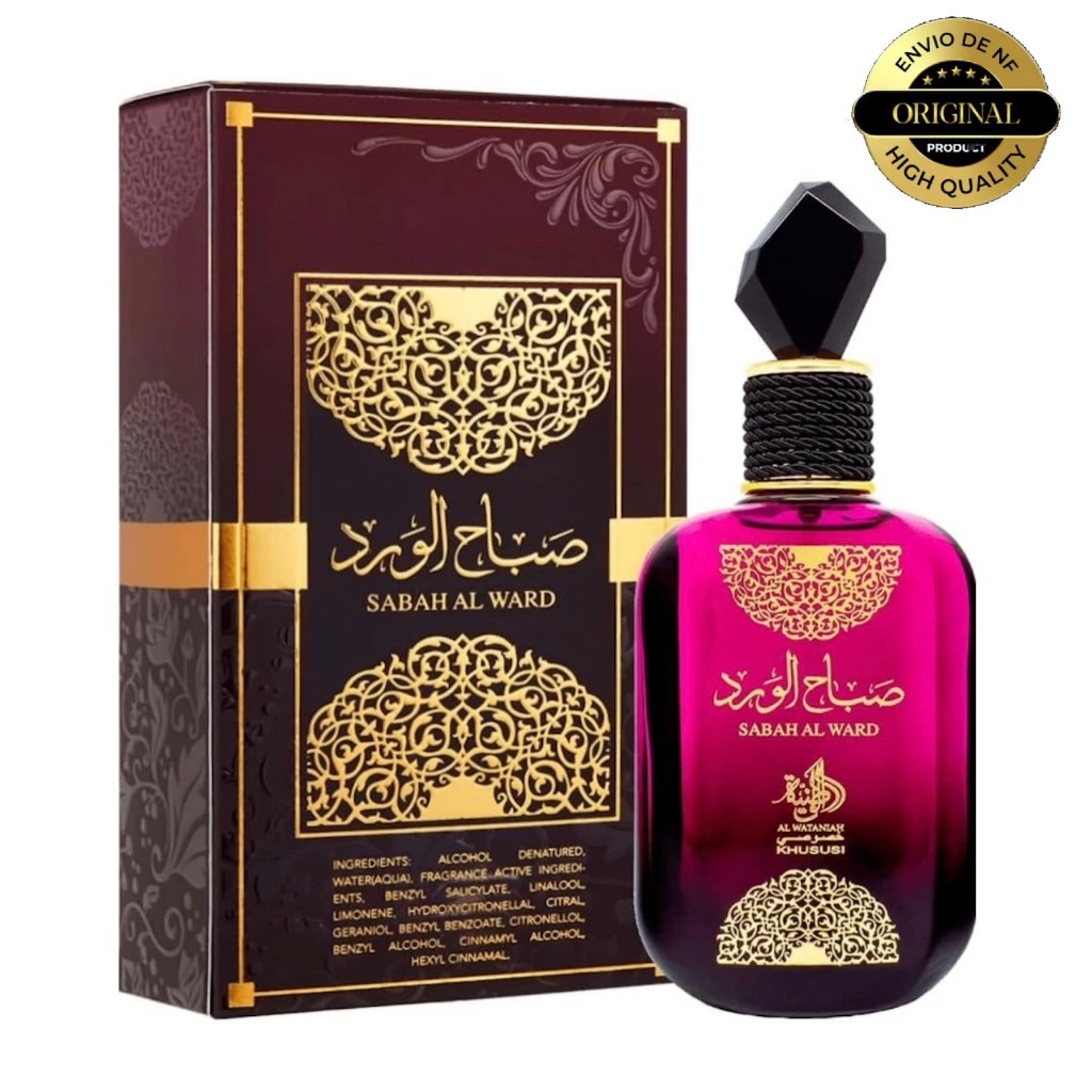 Perfume Feminino ÁRABES SABAH 100ML Eau de Parfum Edp Original