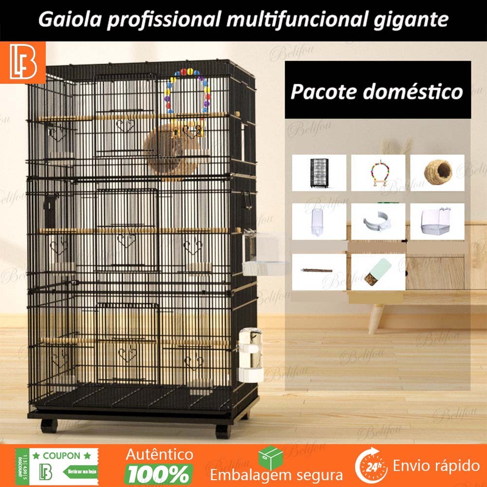 Gaiola De Pássaros De Papagaio Extra Grande Gaiola De Criação