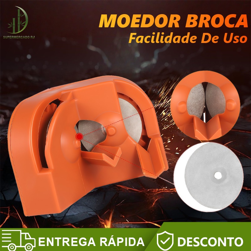Afilador de Brocas Multiuso Elétrico, Broca de Afiamento Rápido - 2 a 16mm Afiador de brocas