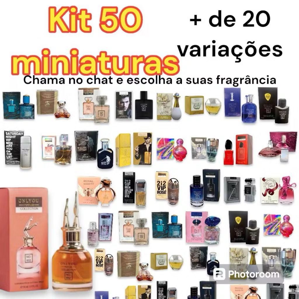 Kit Perfume Miniatura ATACADO 30ML Cada Perfume Feminino Perfume Masculino Perfume Importado