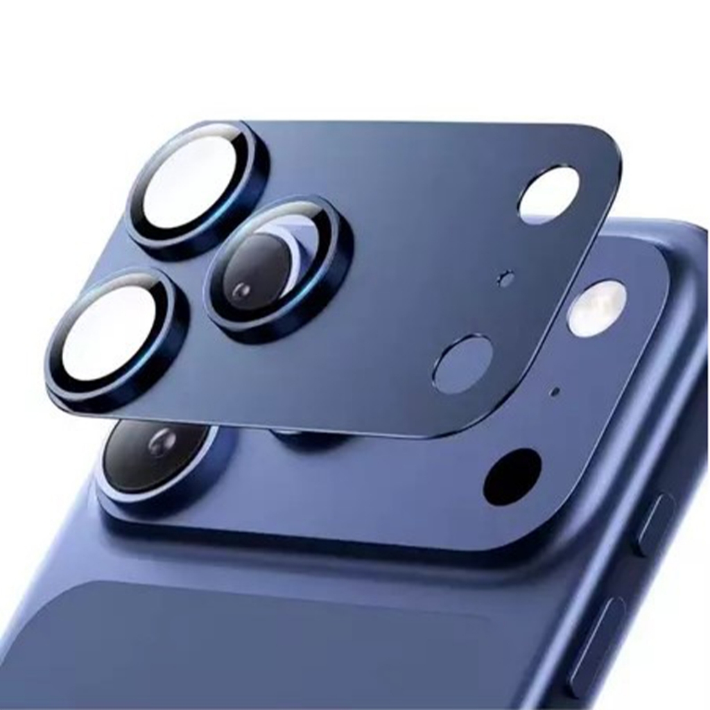 Película de Câmera Metal Armadura para iPhone 17 PRO / 17 PRO MAX Alta Qualidade e Proteção Contra D