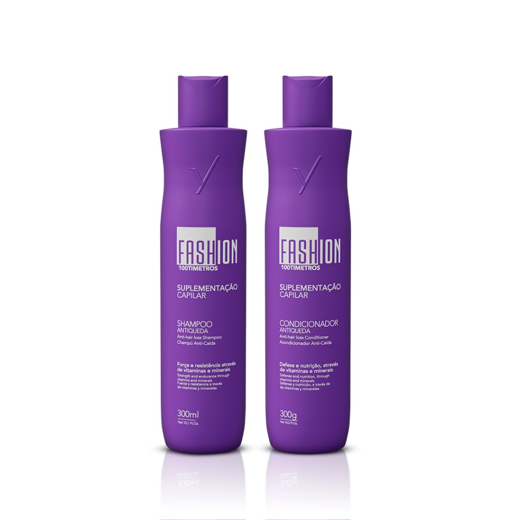 Kit Shampoo E Condicionador Antiqueda - Fashion Gold