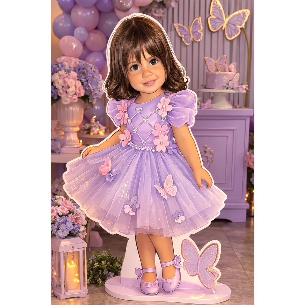 Display Totem de Chão Personalizado com Foto Festa Infantil