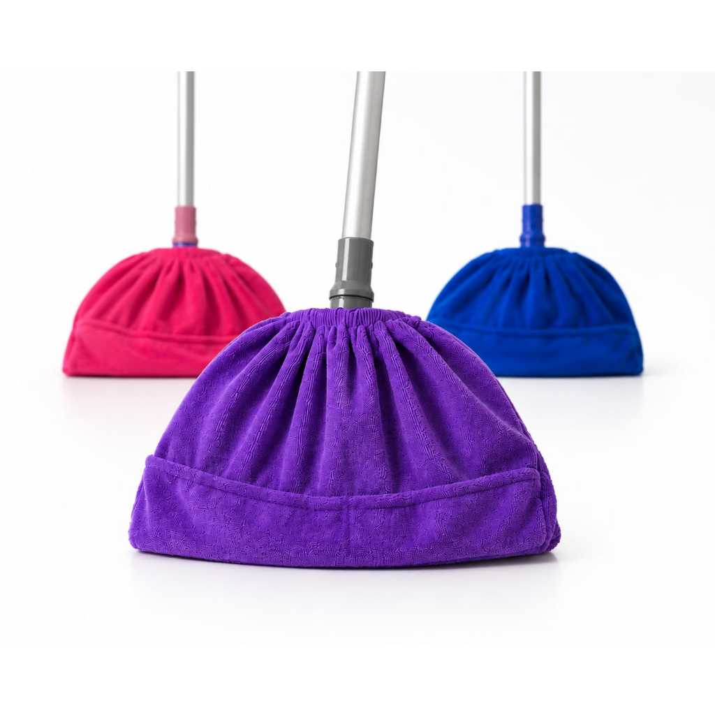 Capa de Microfibra para Vassoura e Rodo Alta Absorção Reutilizável Lavável Remove Poeira Pelos e Suj