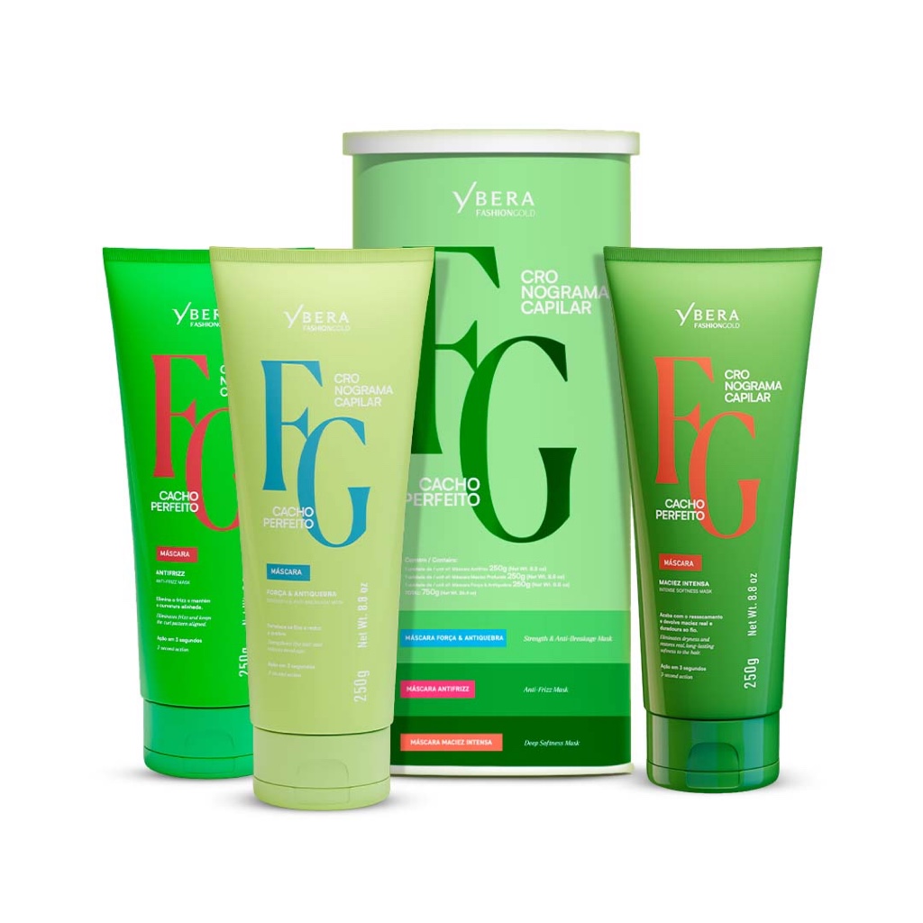 Kit Cronograma Capilar Cachos Perfeitos - Fashion Gold