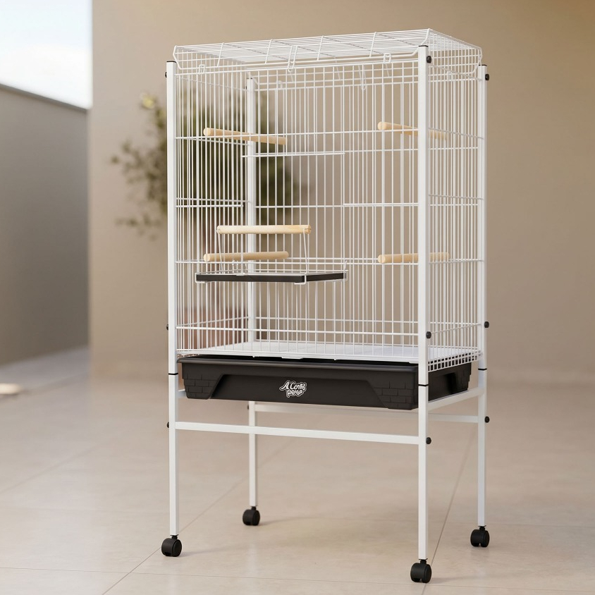 Viveiro Grande Pop 100 para Calopsita Ringneck Pássaros Mansos