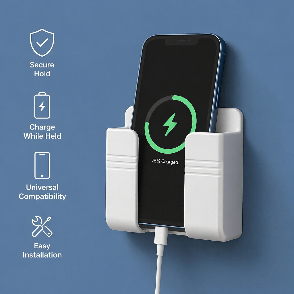 1/2/5 Suporte De Parede Multifuncional Caixa De Armazenamento Casa Para Carregar Remoto Um Slot Orga