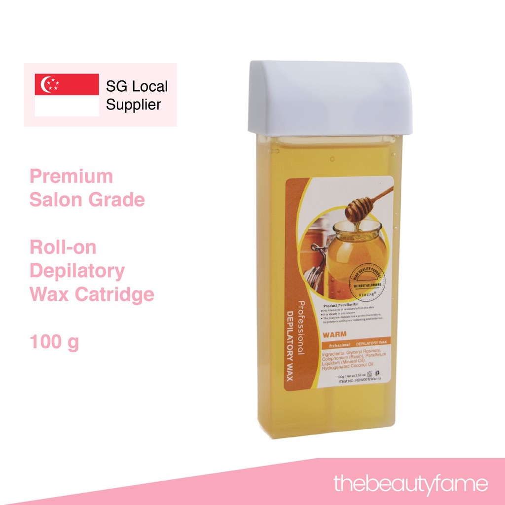 Honey Depilatory Hair Removal Roll On Wax Cartridge 100g Shopee