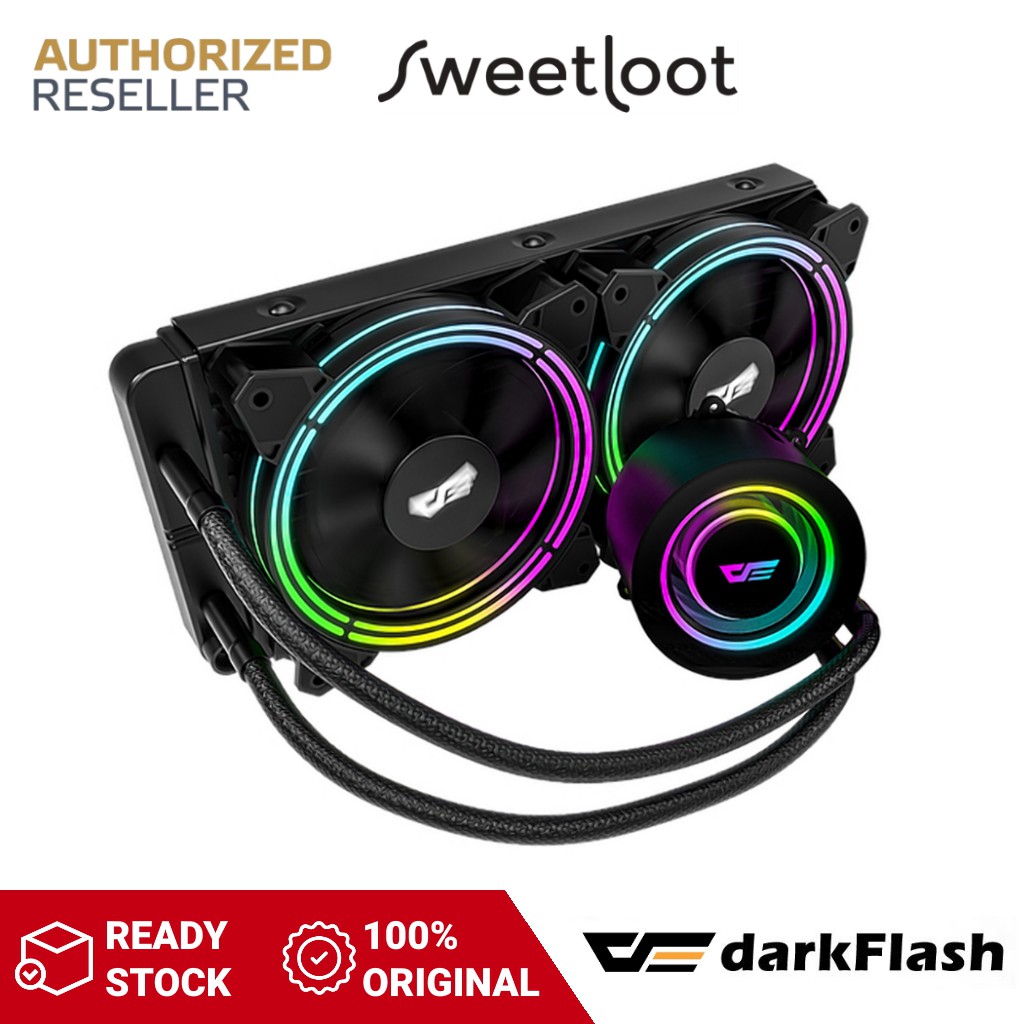 Aigo Darkflash Symphony Tr240 Argb 240mm Radiator Cpu Aio Liquid Cooler For Intel Ryzen Shopee Singapore