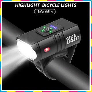 Ready 2022 UPGRADE T6 LED Bicycle Light 10W 800LM 6 Modes USB Rechargeable Power Display MTB Mountain Road Bike Front