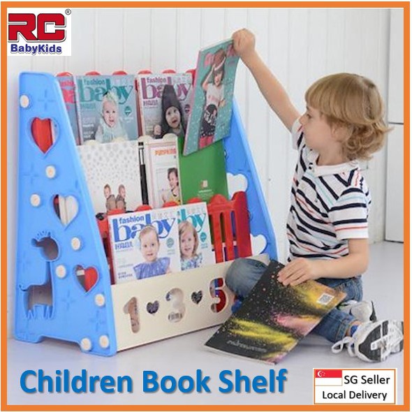 plastic kids bookshelf