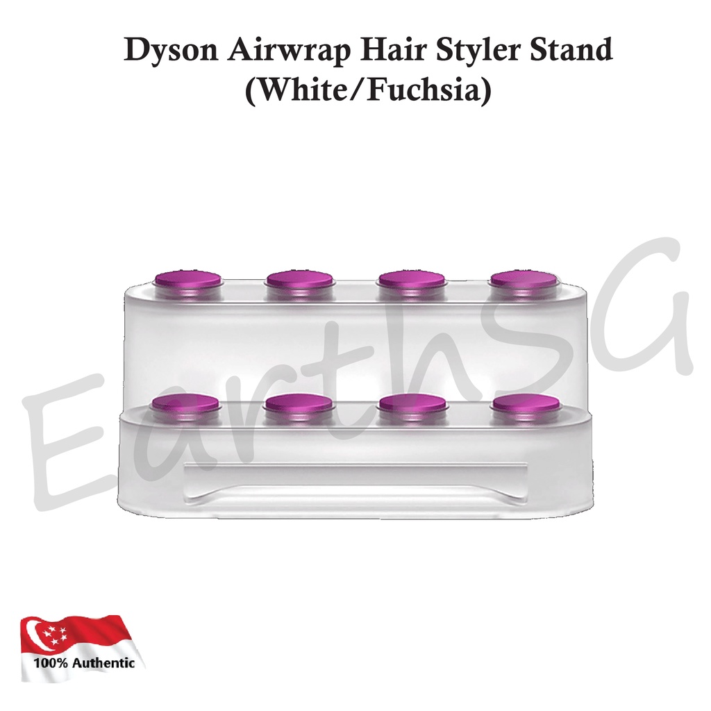 Dyson Airwrap Hair Styler Display Stand (White/Fuchsia) Shopee Singapore