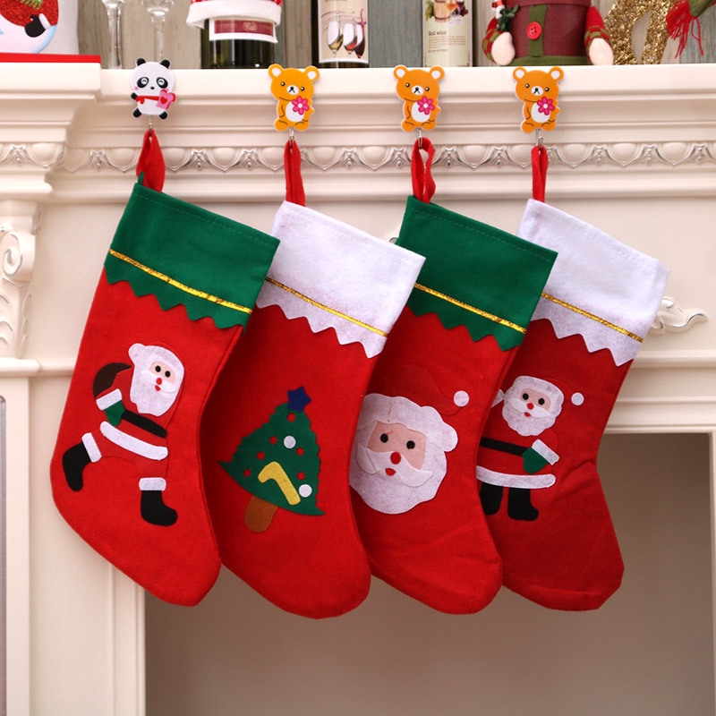 Christmas Decoration Christmas Socks Xmas Gift Decal Large