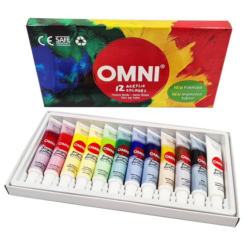 Omni Acrylic Colour Set Shopee Singapore