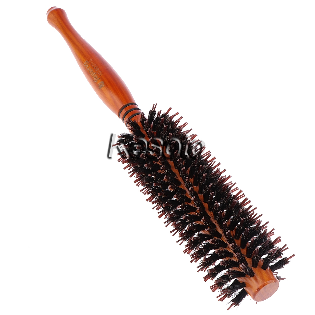 Round Barrel Anti Static Hair Brush For Drying Styling Curling