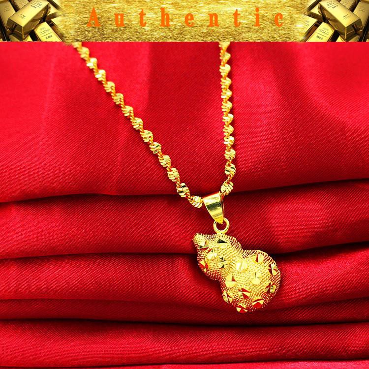 Spot Original Spot 916 gold necklace jewelry 916 gold women's half 