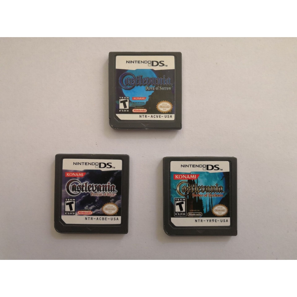 Nintendo 3ds Ndsi Nds Castlevania Castlevania Series Shopee Singapore