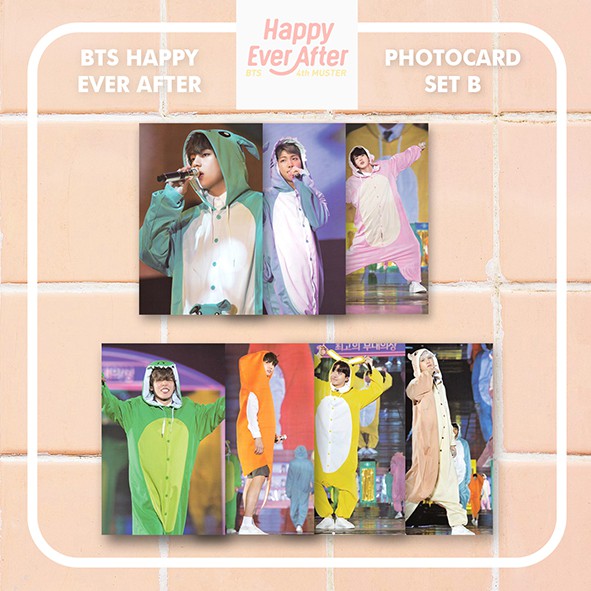 Bts Happy Ever After Photocard Set B Shopee Singapore