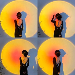 🎇lrd🎇Small sunset photo atmosphere lamp sunset mini floor lamp of[小型落日