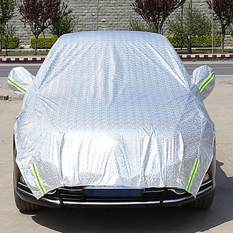 Car Covers Waterproof Sun Proof Shade Reflective Strip Dust Rain