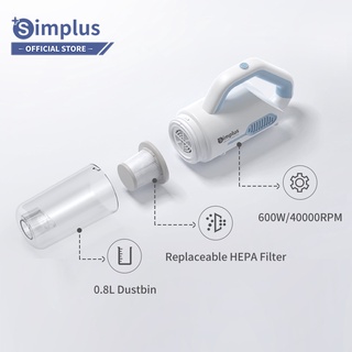 Simplus Handheld Vacuum Corded 16000pa/Cleaner Cordless 9000pa 11 Tools ...