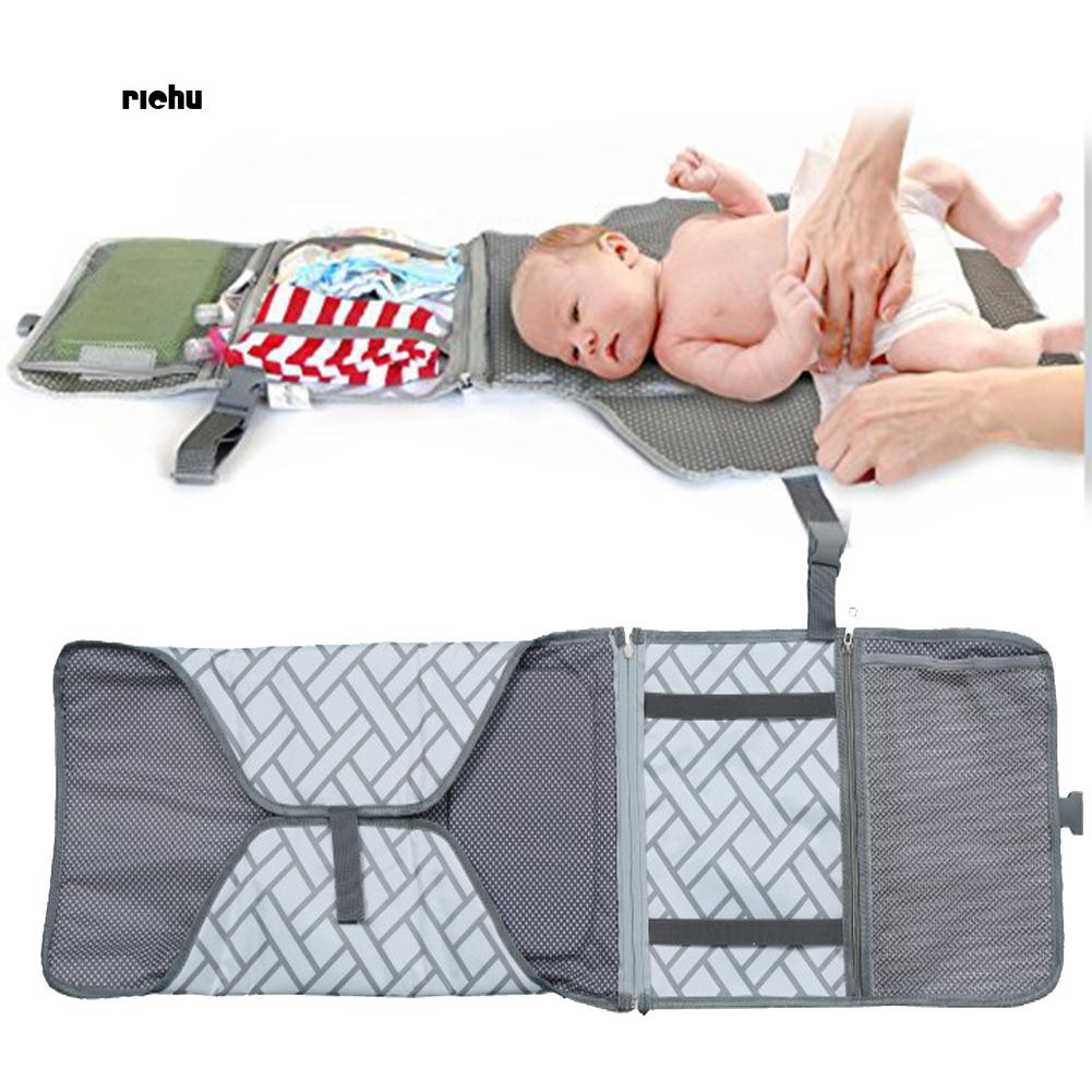 Richu Portable Diaper Changing Pad Baby Infant Nappy Nursery Mat