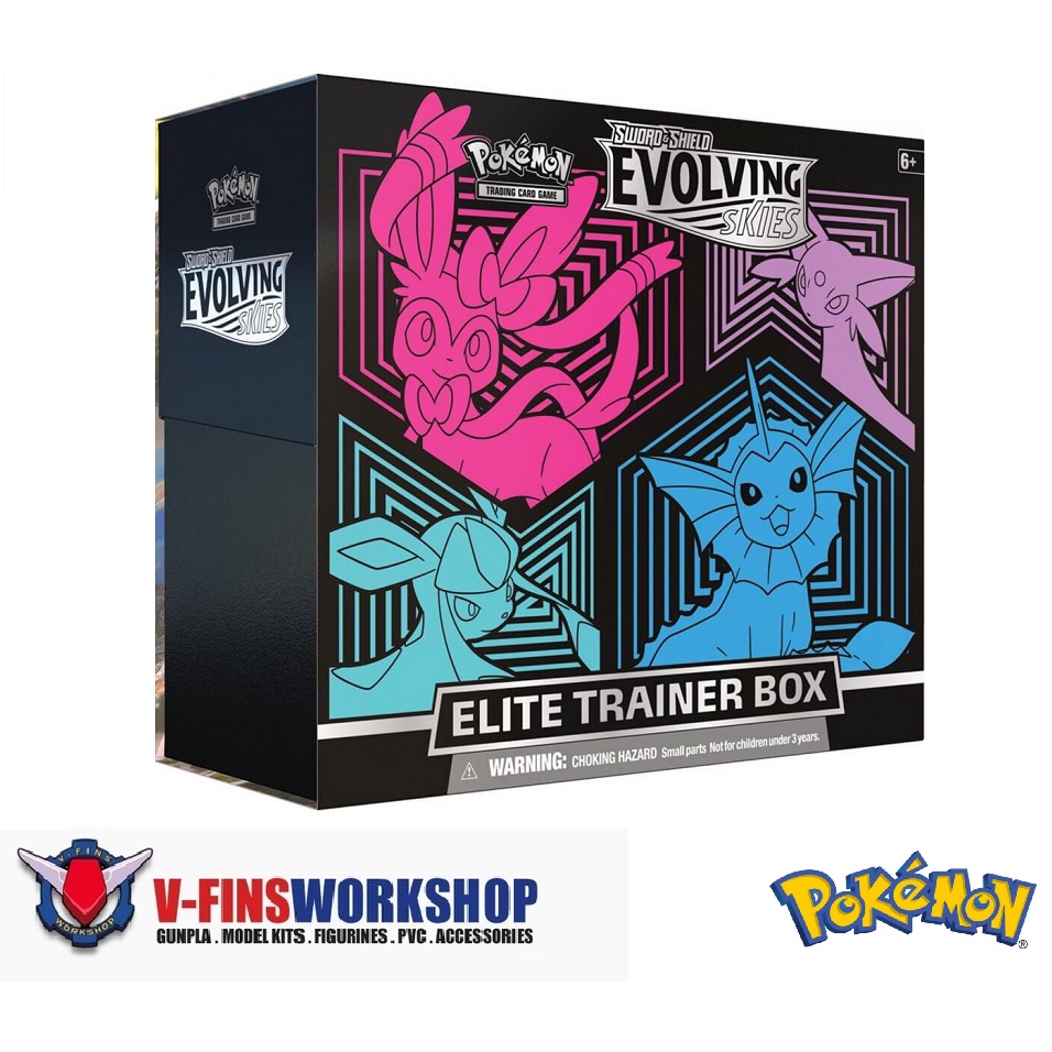 Pokemon TCG - SW & SH (SS7) Evolving Skies Elite Trainer Box (ETB ...