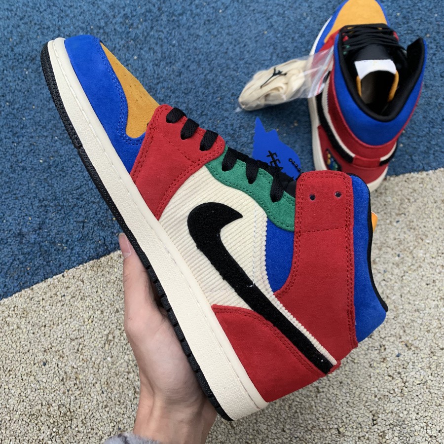 colourful jordan 1