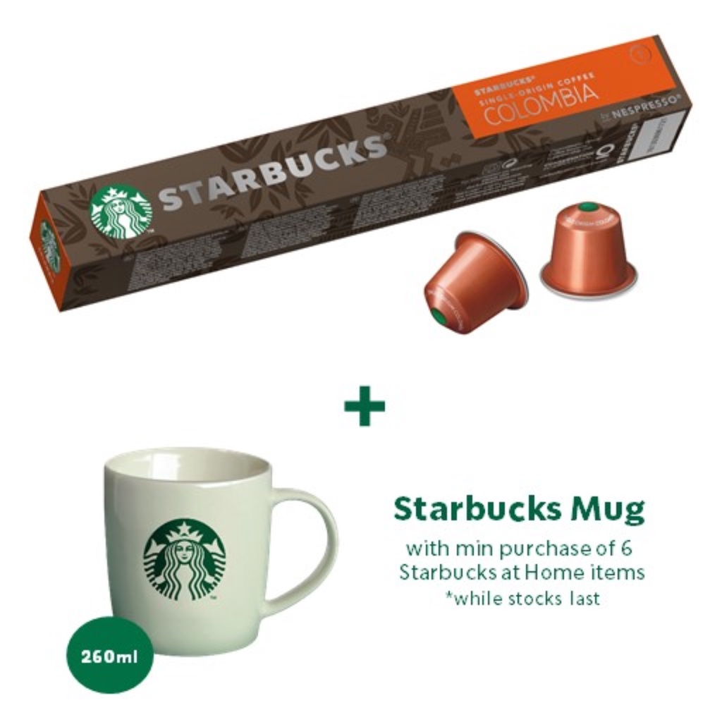 STARBUCKS® SingleOrigin Colombia by NESPRESSO® coffee capsules 10s