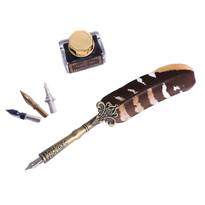 Harry Potter European Retro Feather Pen Dip Pen and Pen Set Shopee