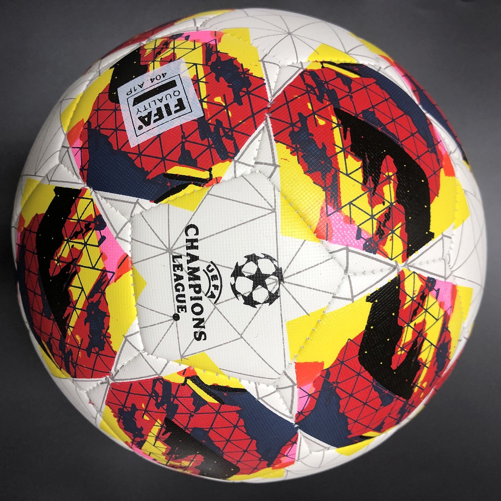 red champions league ball