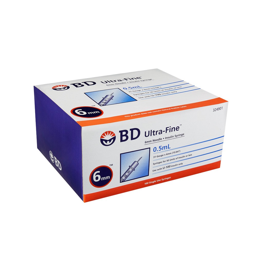 Ultra Fine Ii Insulin Syringe 6mm 0 5cc 31g Shopee Singapore