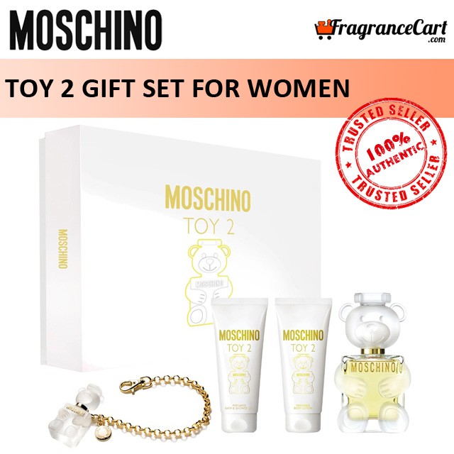 Moschino Toy 2 4Pcs Gift Set for Women Eau de Parfum GiftSet Bundle