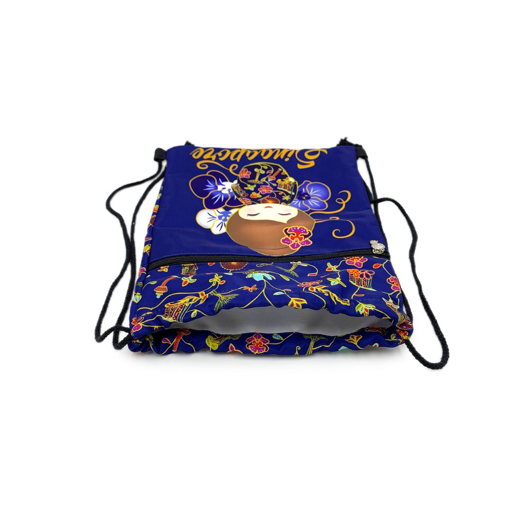 (SG LOCAL Seller) Singapore Batik Girl Drawstring Bag -Guardian Angel