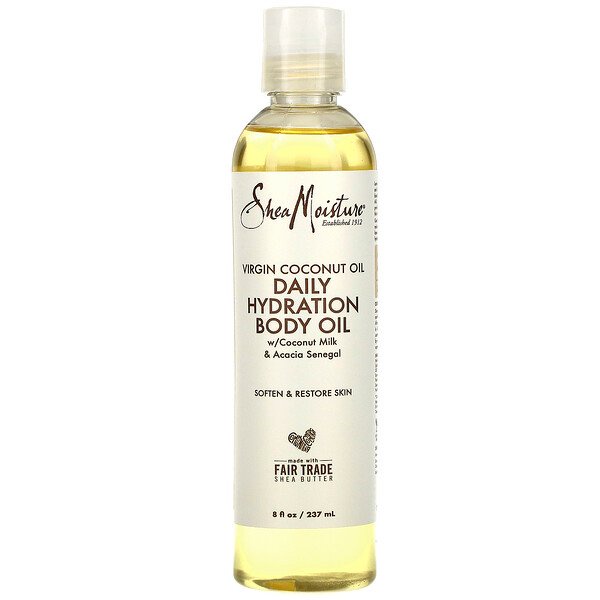 SheaMoisture, 100 Virgin Coconut Oil, Daily Hydration Body Oil, 8 fl