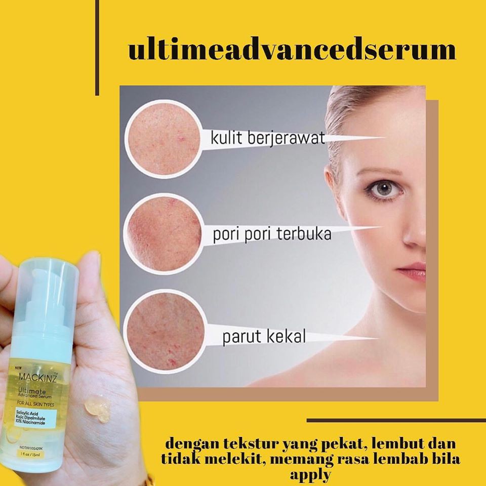 Ori Hq New Mackinz Advanced Serum Lulus Kkm Not191102429k Shopee Singapore