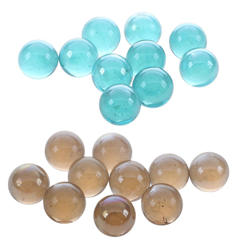 20 Pcs Marbles 16mm Glass Marbles Knicker Glass Balls Decoration