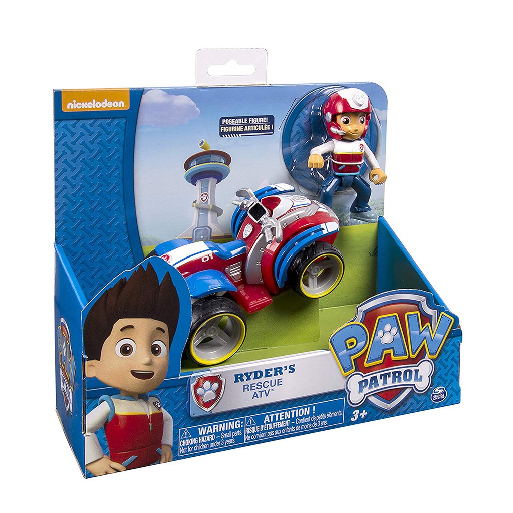 paw patrol ryder figure and vehicle