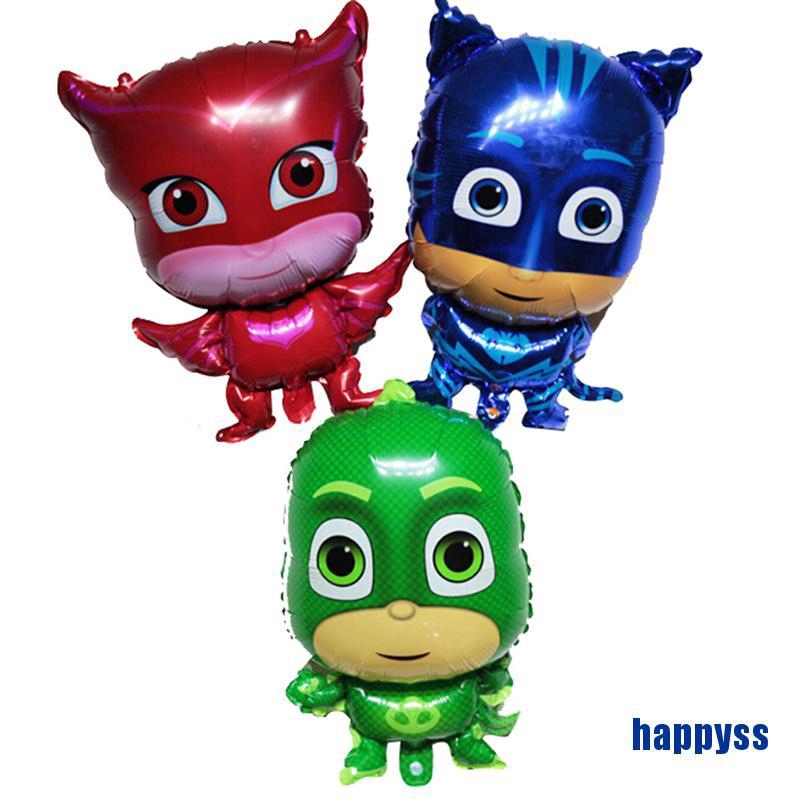 PJ MASKS Owlette Gekko Catboy foil balloon mylar Supershape - Bubble Store