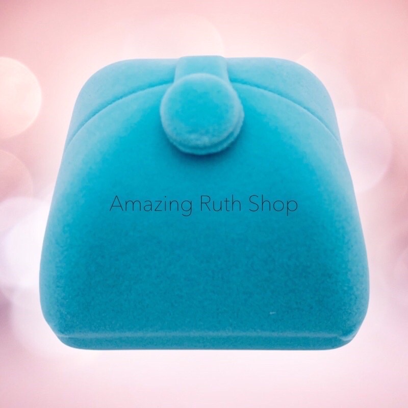 Image of [Amazing Ruth Shop] Luxurious Jewellery Box, Double Door Opening Velvet Jewellery Box for Ring, Earring or Small Pendant #6