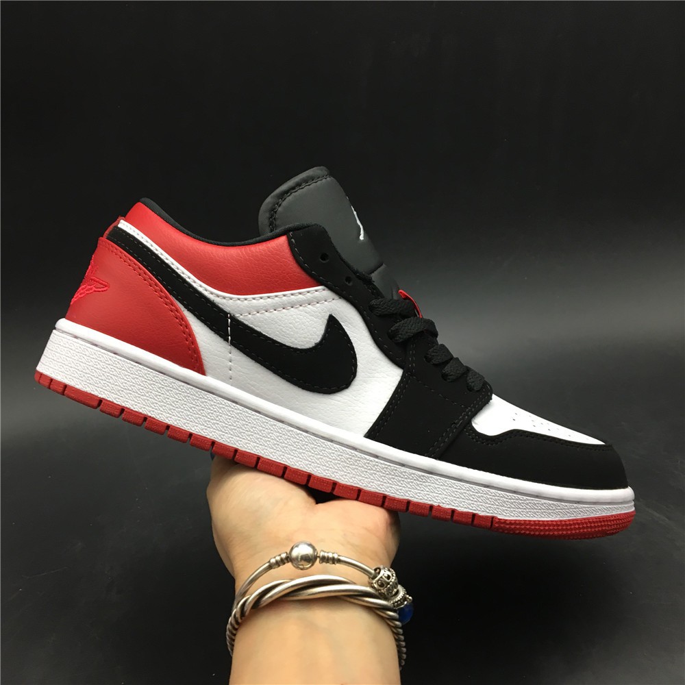 nike air jordan 1 black toe low