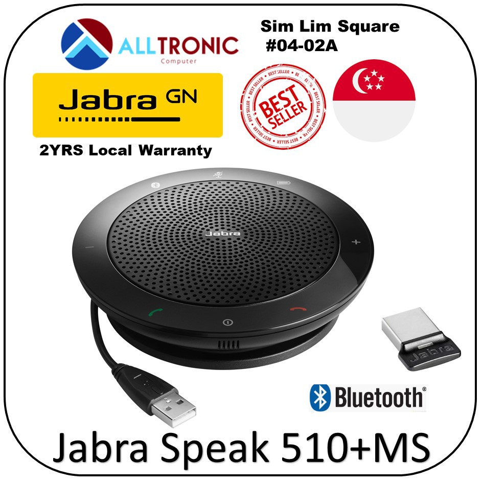 jabra speak 510 ms bluetooth speaker