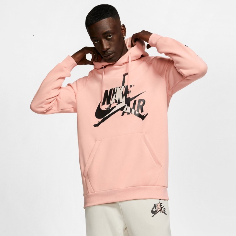 Nike AIR JORDAN Men Warm Hoodies Sweaters Pullover BV6011 Nike Men's Air Jordan Air Pullover Hoodie ($28) ❤ liked on