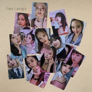 7Pcs/Set Kpop TWICE New Album  Formula of Love O+T=<3 Photocard Photo Cards Postcard Small Lomo Cards For Fans Collection Gift