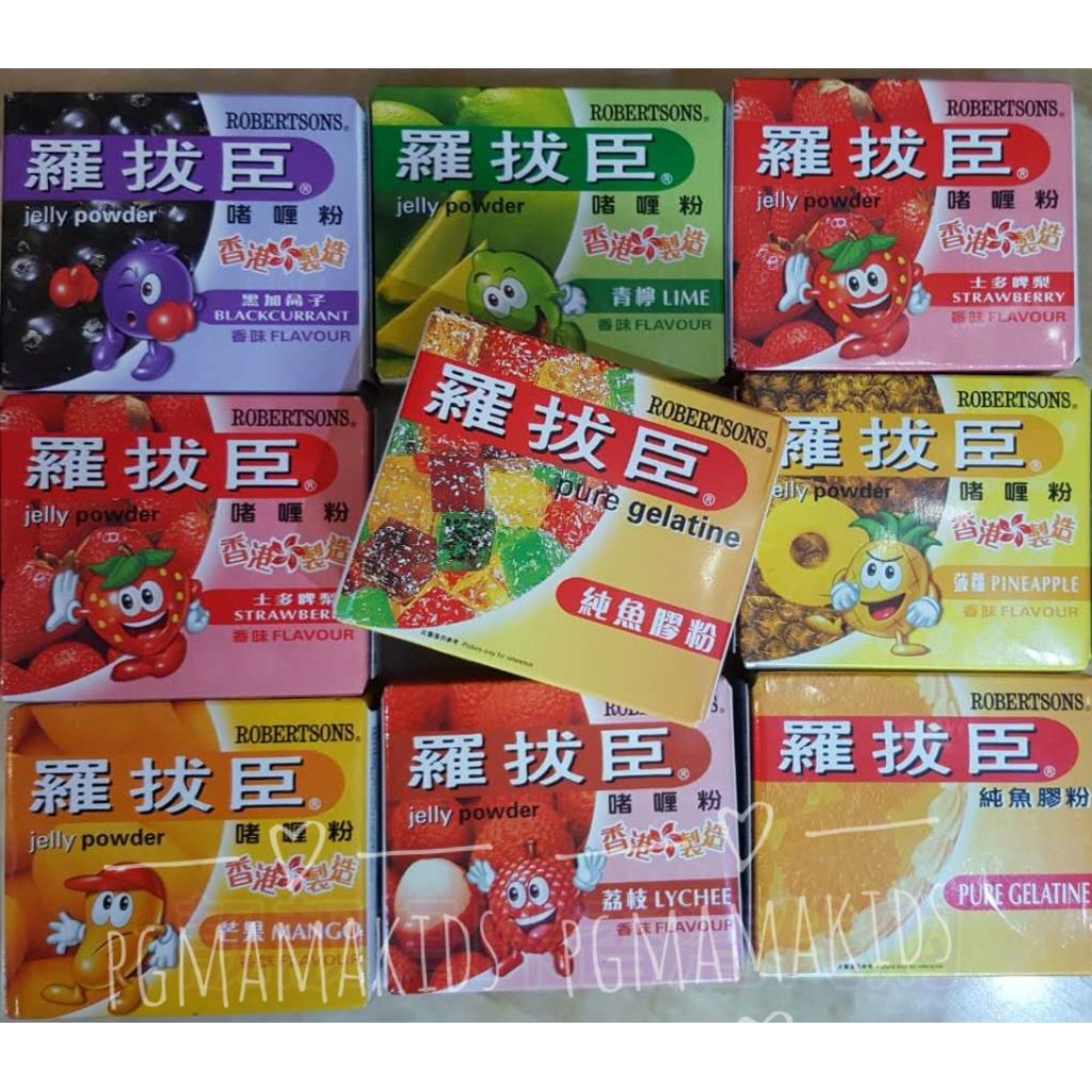 [Made in Hong Kong] 2 x Robertson 羅拔臣jelly powder 80g Shopee Singapore