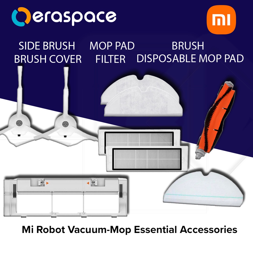 Xiaomi Mi Robot VacuumMop Essential Accessories (Brush/Side Brush